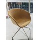 Swivel Chair Upholstered Polished Base