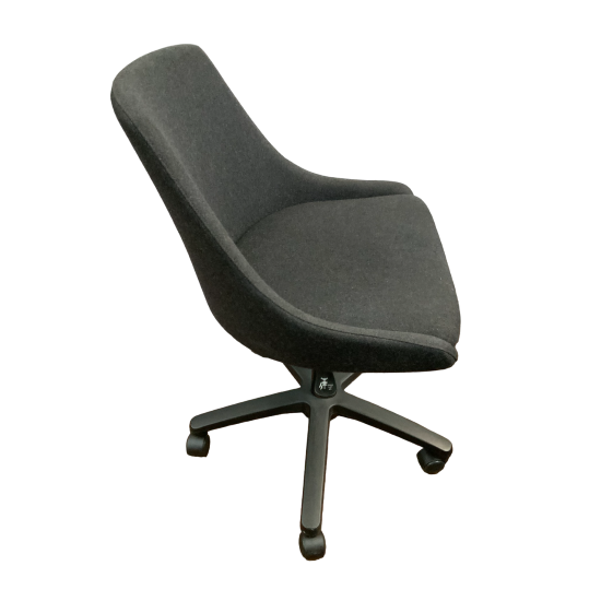 Leather chair Grey