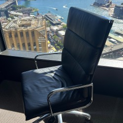 Mondeno Executive Desk Chair Made by Lemax In Good Condition