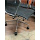 Office Adjustable Chair Metal Mesh Black In Good Condition