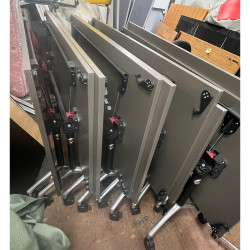 Training Folding Meeting Table With Roller Coaster