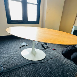 Oval Meeting Or Dining Table