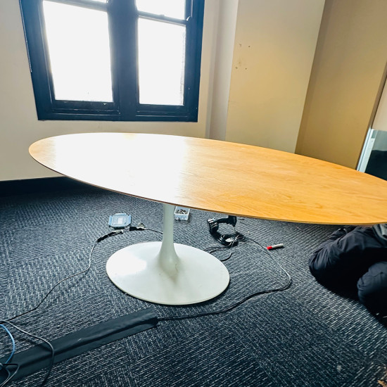 Oval Meeting Or Dining Table