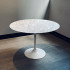 Vintage Carrara Marble Oval Dining Table by Knoll