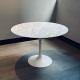 Vintage Carrara Marble Oval Dining Table by Knoll