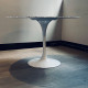 Vintage Carrara Marble Oval Dining Table by Knoll