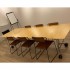 Boardroom Table with Rollers Crustor