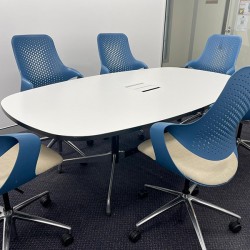 Oval Shaped Boardroom Table