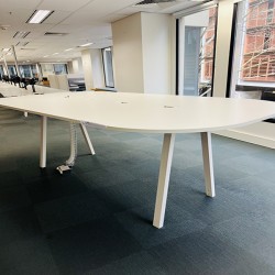 Oval Boat Boardroom Table