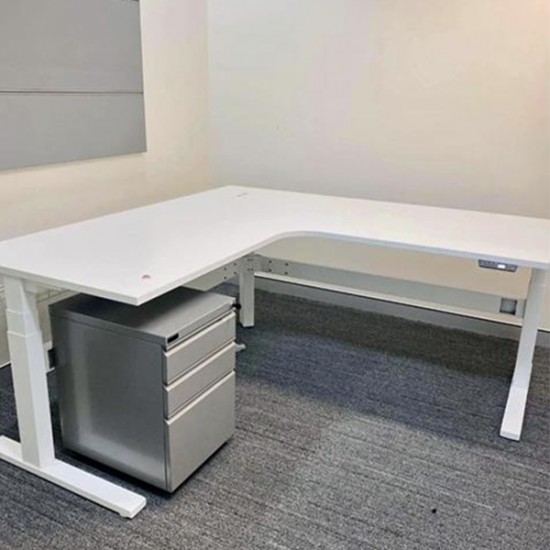 Sit Stand Electric Corner Office Desk