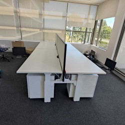 Height Adjustable Two Side Desk