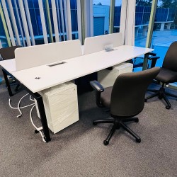 Four Person Workstation, Office Desk